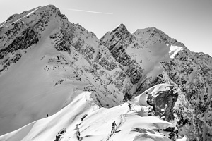 Freerando dans le Beaufortain - Savoie, France